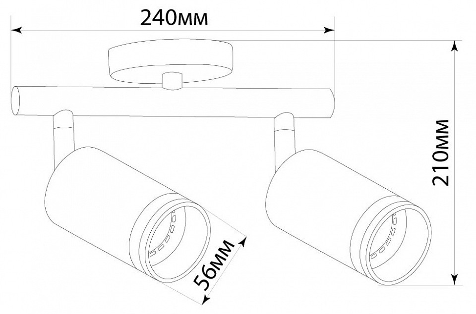 Спот feron barre 41488