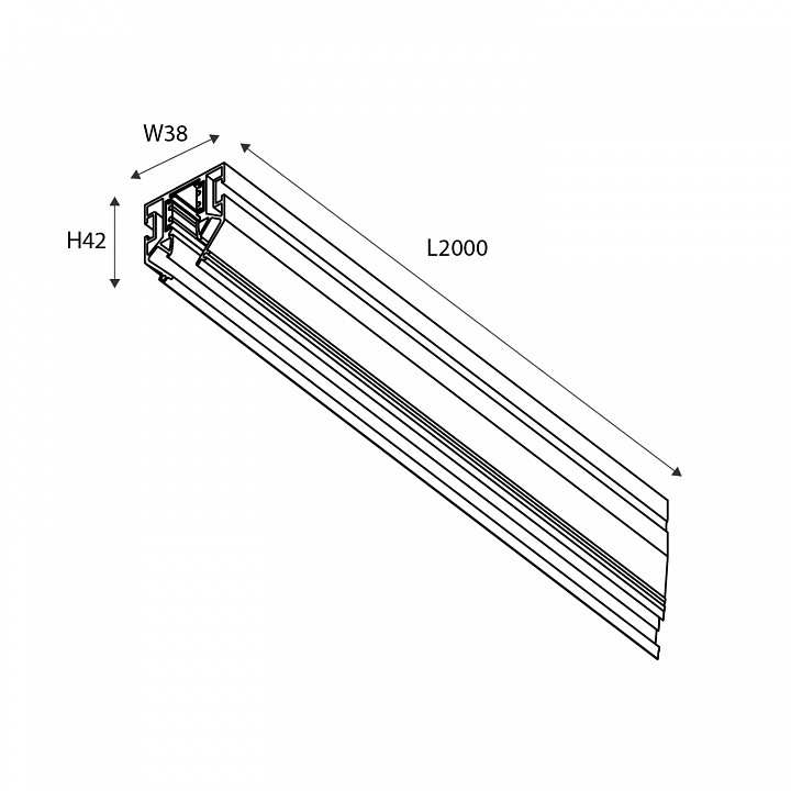 Трек встраиваемый favourite logica 1014-tb-200