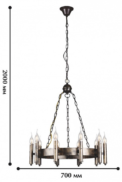 Подвесная люстра favourite fortezza 1144-10p