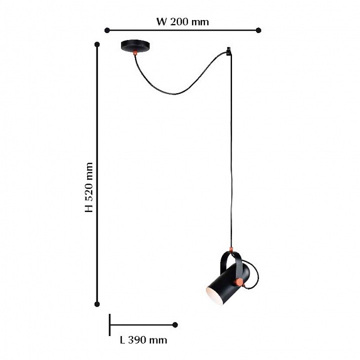Подвесной светильник favourite ampolla 2007-1p