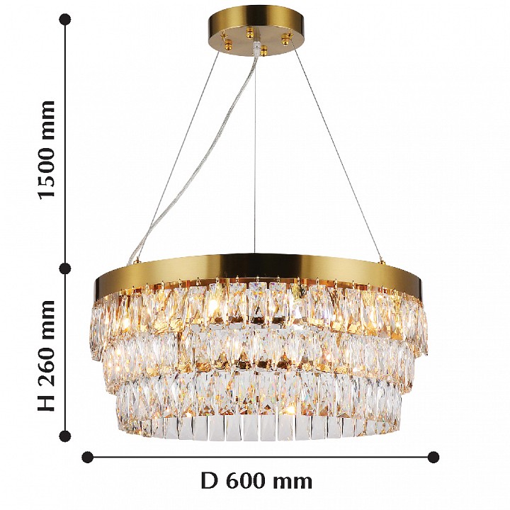 Подвесная люстра favourite magnitudo 2206-12p