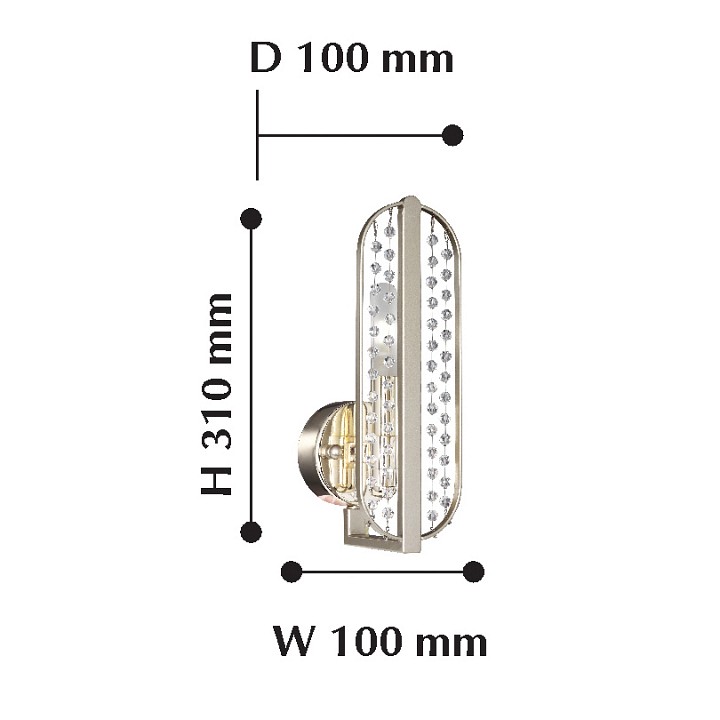 Бра favourite la salute 2308-1w