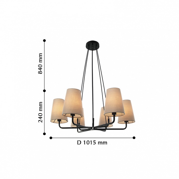 Подвесная люстра favourite pfefferling 2364-10p