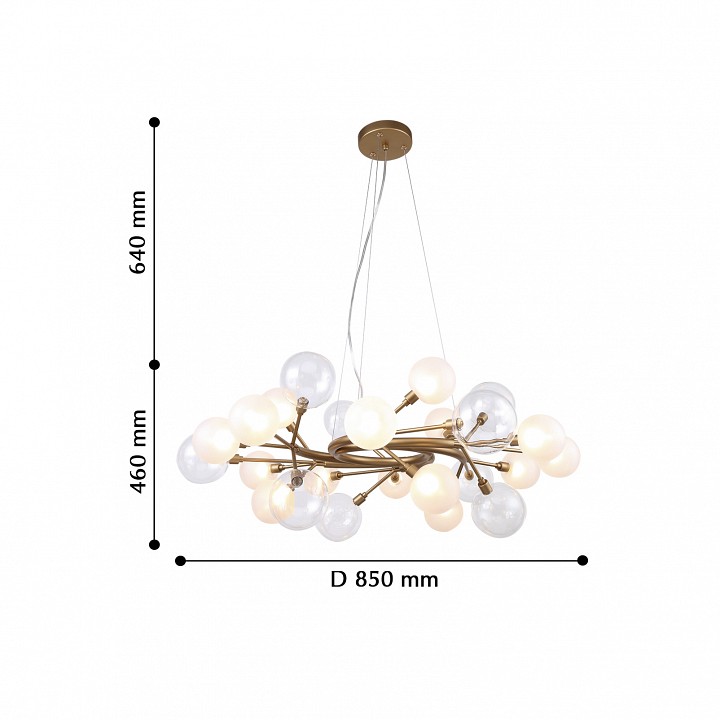 Люстра на штанге favourite babylon 2515-15p