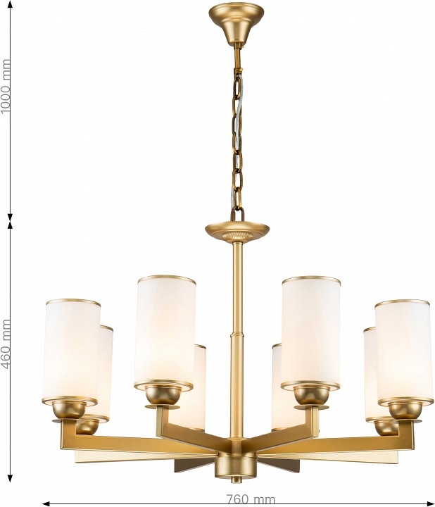 Подвесная люстра favourite sollemnis 2621-8p