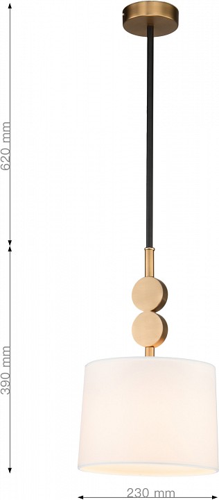 Подвесной светильник favourite roshe 2624-1p