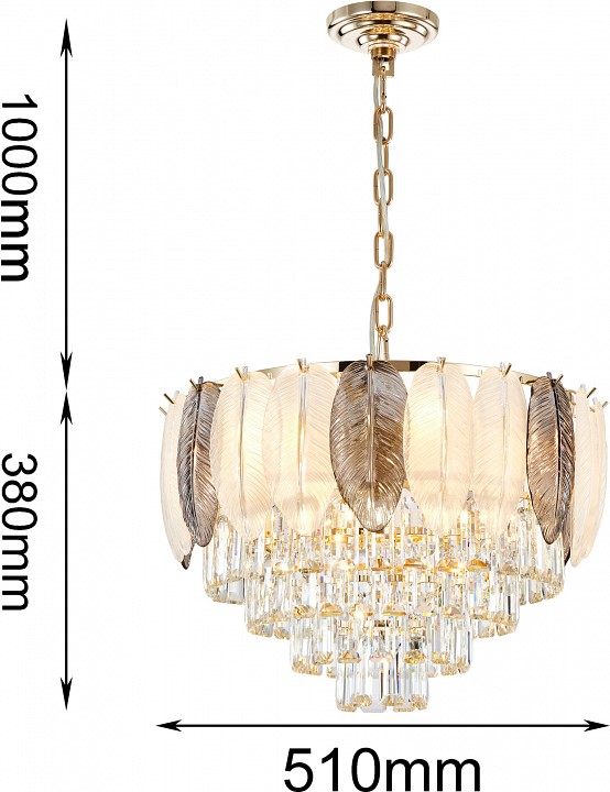 Подвесная люстра favourite dolor 2982-9p