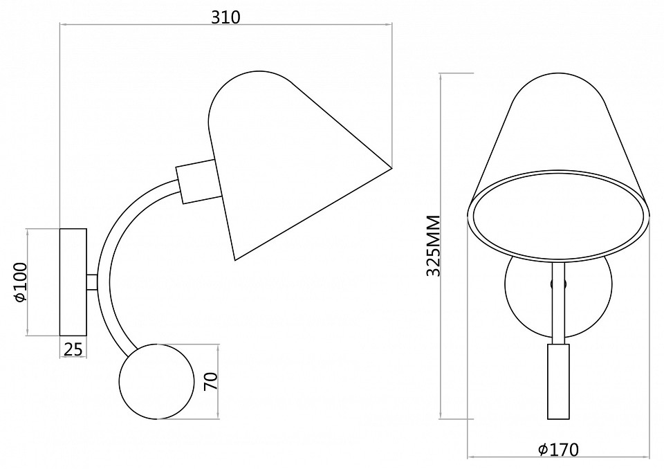Бра favourite statera 3045-1w