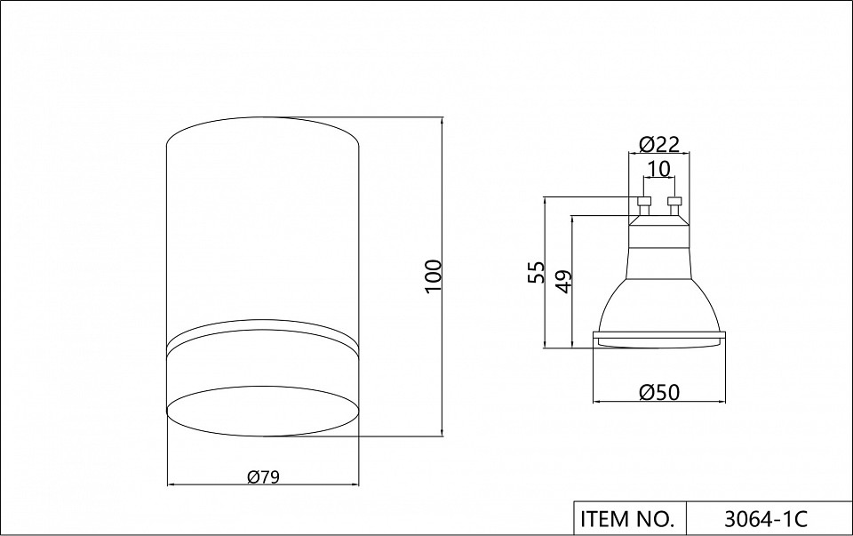 Накладной светильник favourite darar 3064-1c