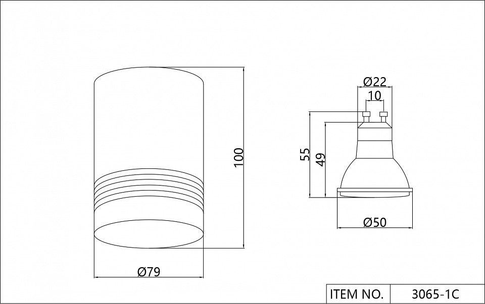 Накладной светильник favourite darar 3065-1c