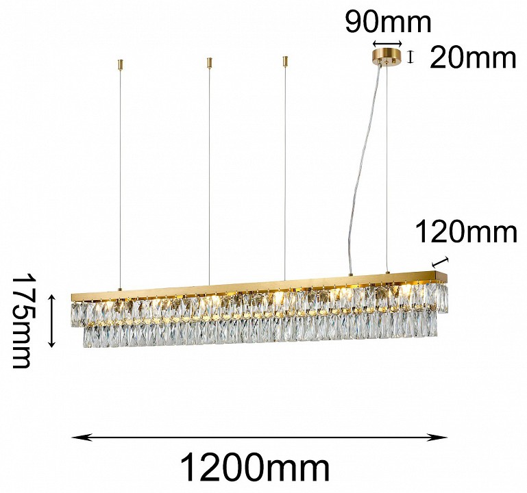 Подвесной светильник favourite magnitudo 4090-6p