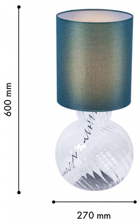 Настольная лампа декоративная favourite ortus 4267-1t