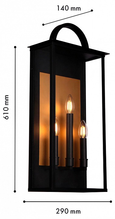 Накладной светильник favourite lume 4299-3w