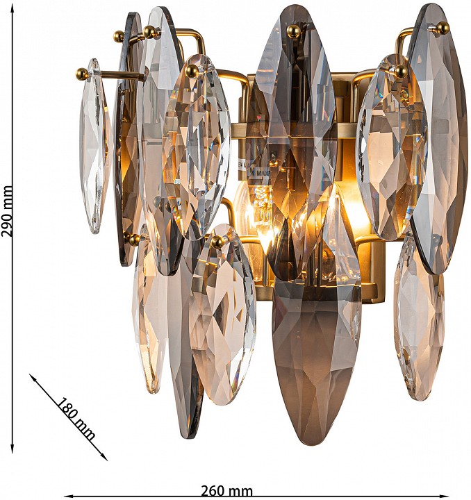 Накладной светильник favourite glans 4303-2w