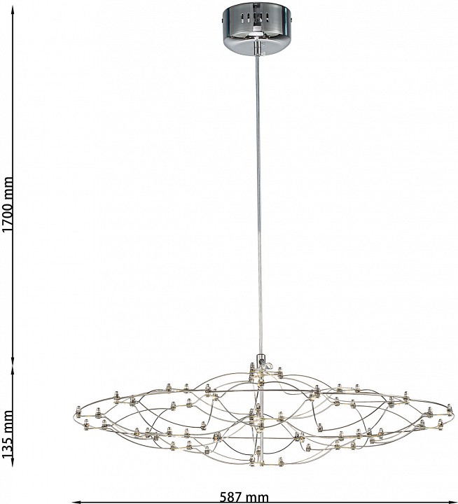 Подвесная люстра favourite thinner 4305-6p