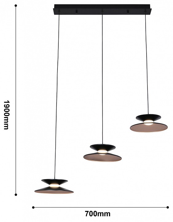 Подвесной светильник favourite platt 4372-3p