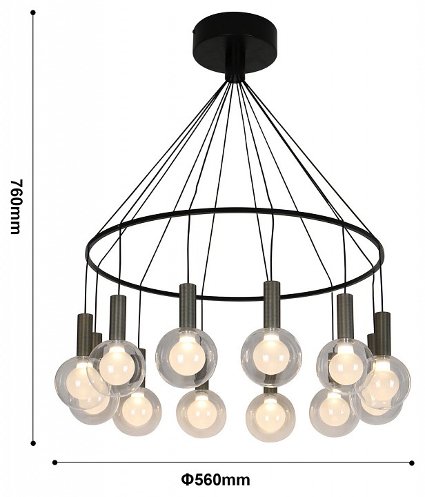 Подвесная люстра favourite kula 4378-12p