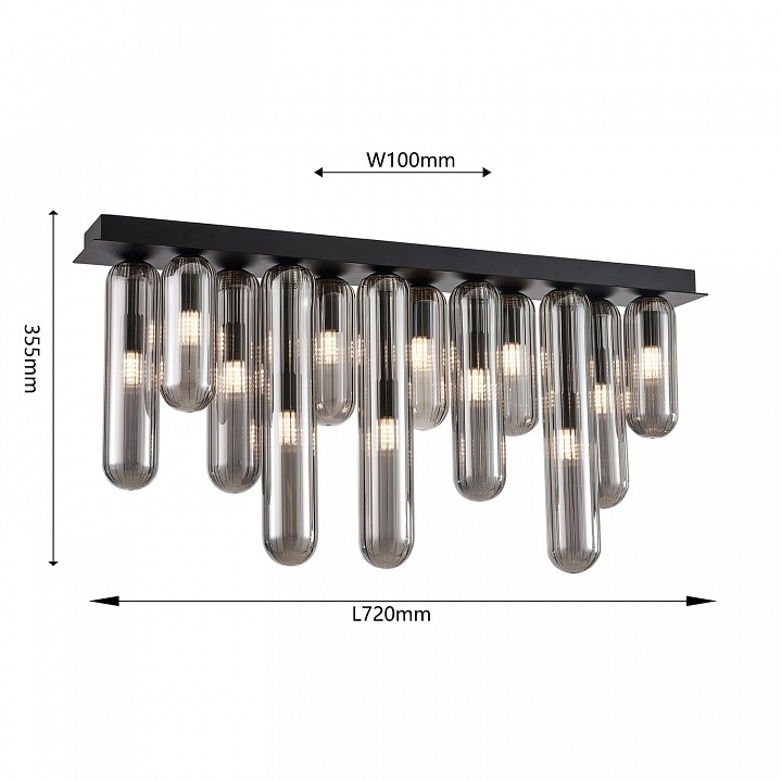 Потолочная люстра favourite stalactit 4454-12p