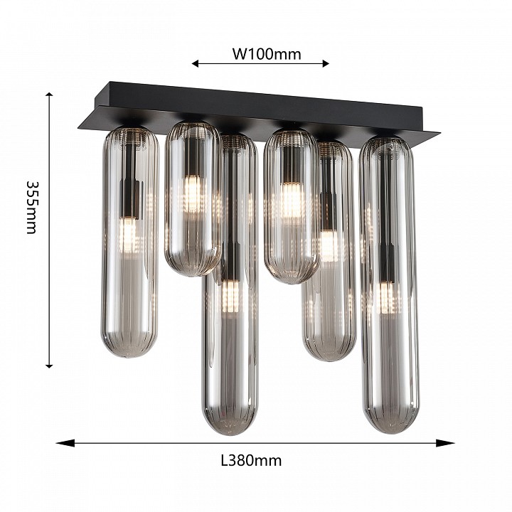 Потолочная люстра favourite stalactit 4454-6p