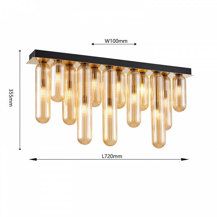 Потолочная люстра favourite stalactit 4455-12p