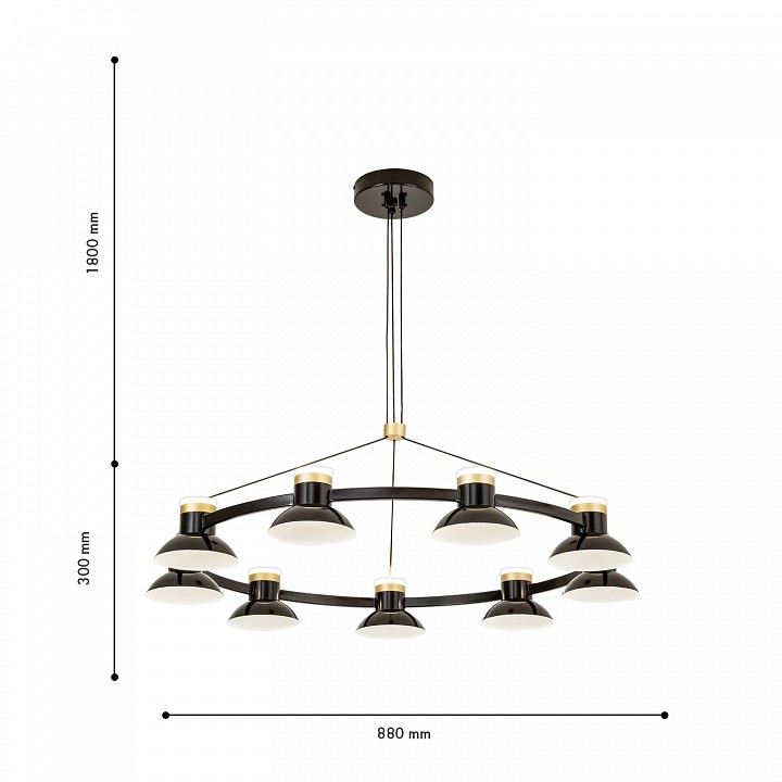 Подвесная люстра favourite tatti 4516-9p