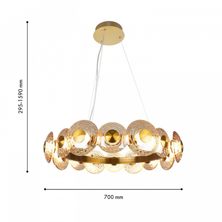 Подвесная люстра favourite claros 4641-16p