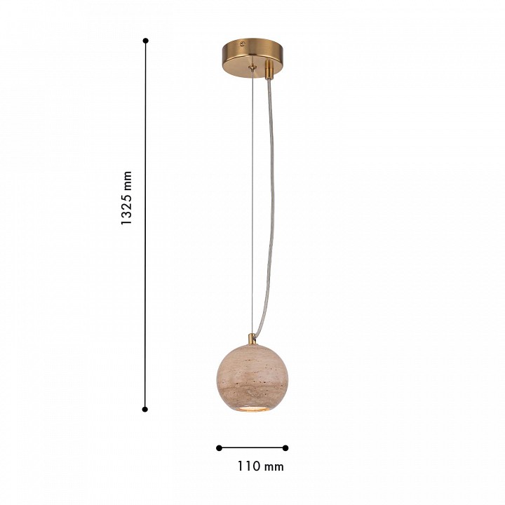 Подвесной светильник favourite limestone 4652-1p