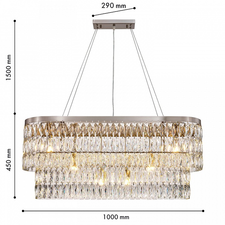 Подвесная люстра favourite magnitudo 4715-12u