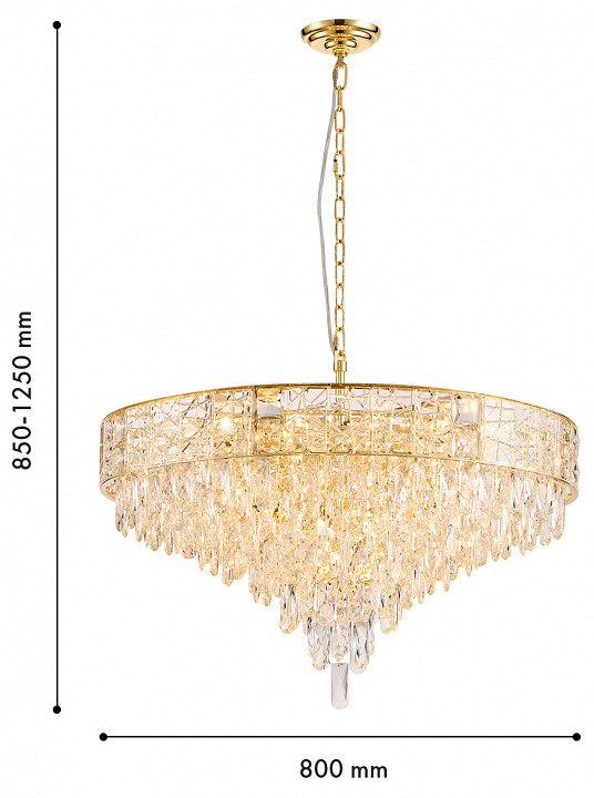 Подвесная люстра favourite elysium 4720-18p