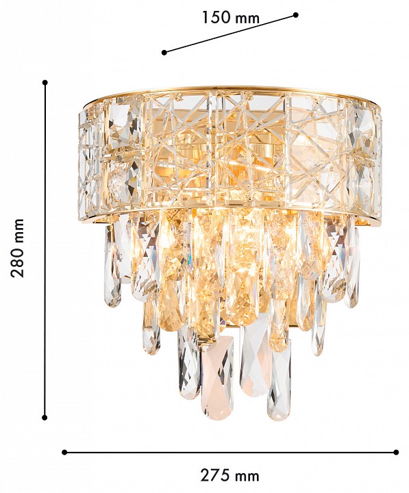 Накладной светильник favourite elysium 4720-2w