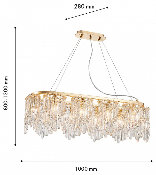 Подвесная люстра favourite diadem 4724-10p