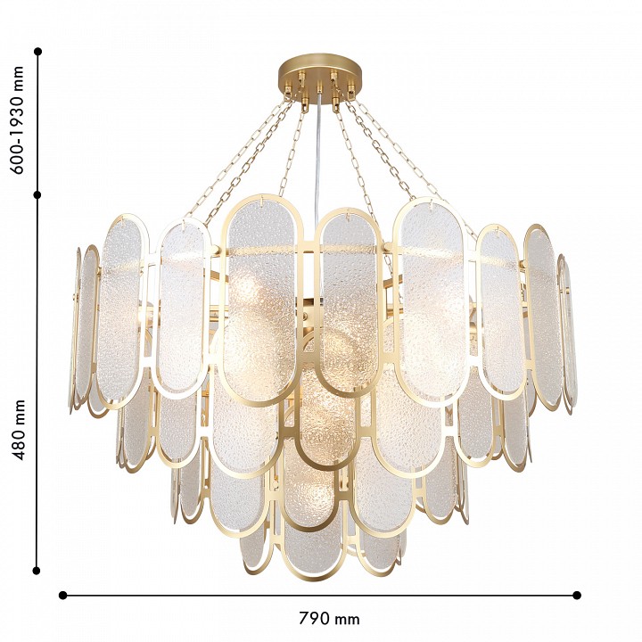 Подвесная люстра favourite laura 4730-16p