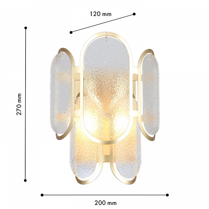 Накладной светильник favourite laura 4730-2w
