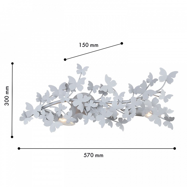 Накладной светильник favourite aurelius 4736-3w