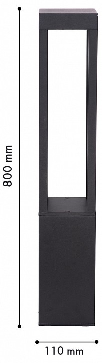 Наземный низкий светильник favourite portal 4746-1f