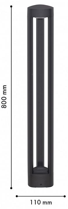 Наземный низкий светильник favourite portal 4747-1f