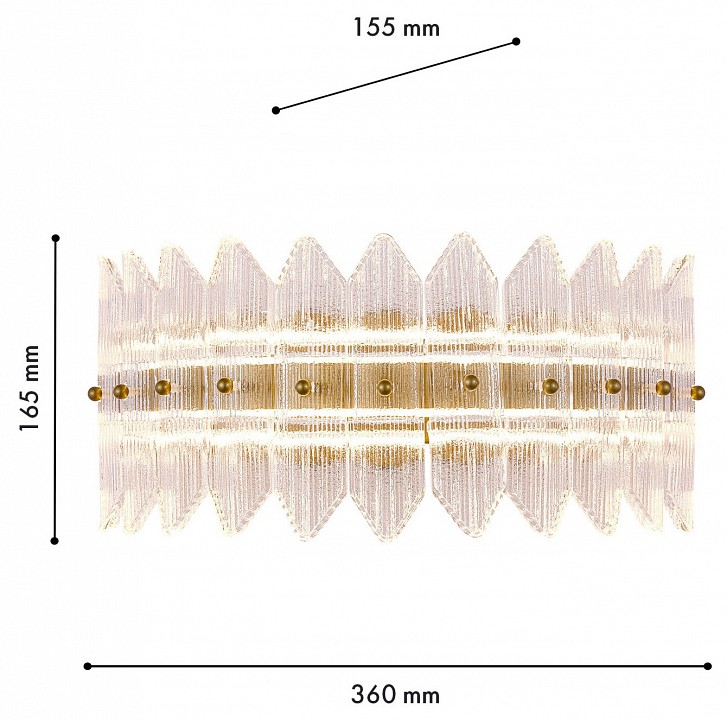 Накладной светильник favourite mirabella 4754-1w