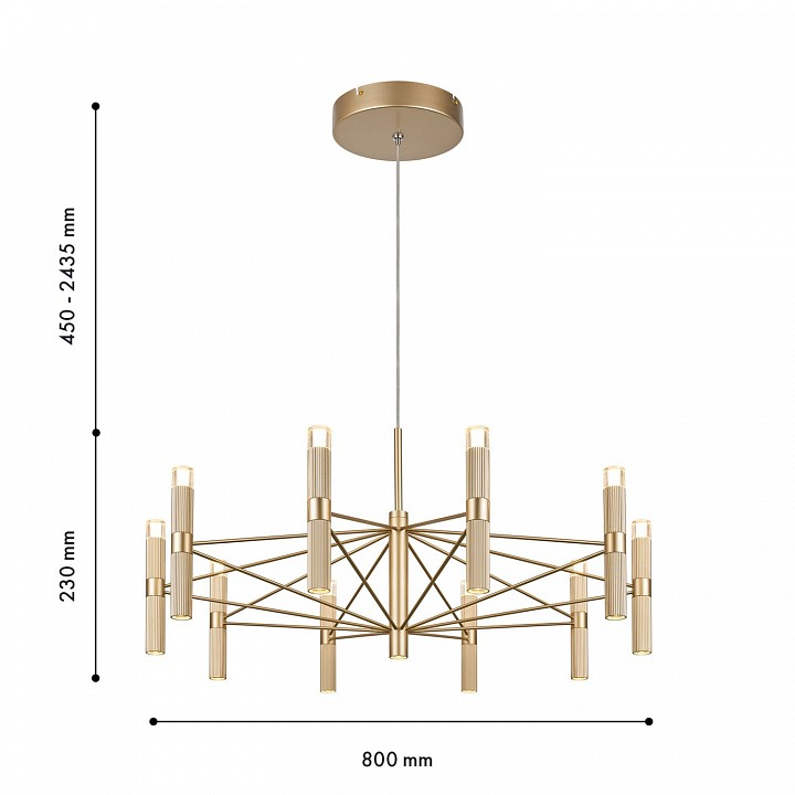 Подвесная люстра favourite blick 4759-10p