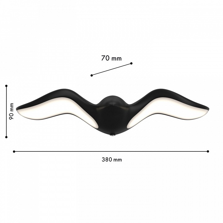 Накладной светильник favourite larus 4846-2w