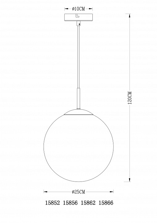 Подвесной светильник globo varus 15852