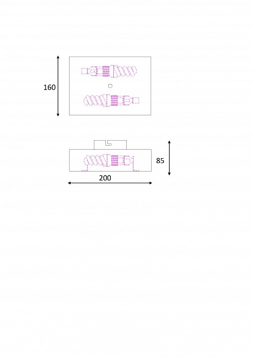 Накладной светильник lucide ovalis 12219/02/31