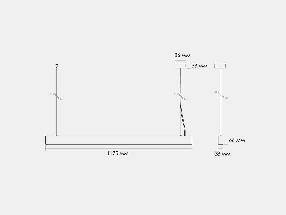 Подвесной светильник lumker nx 00-00006298