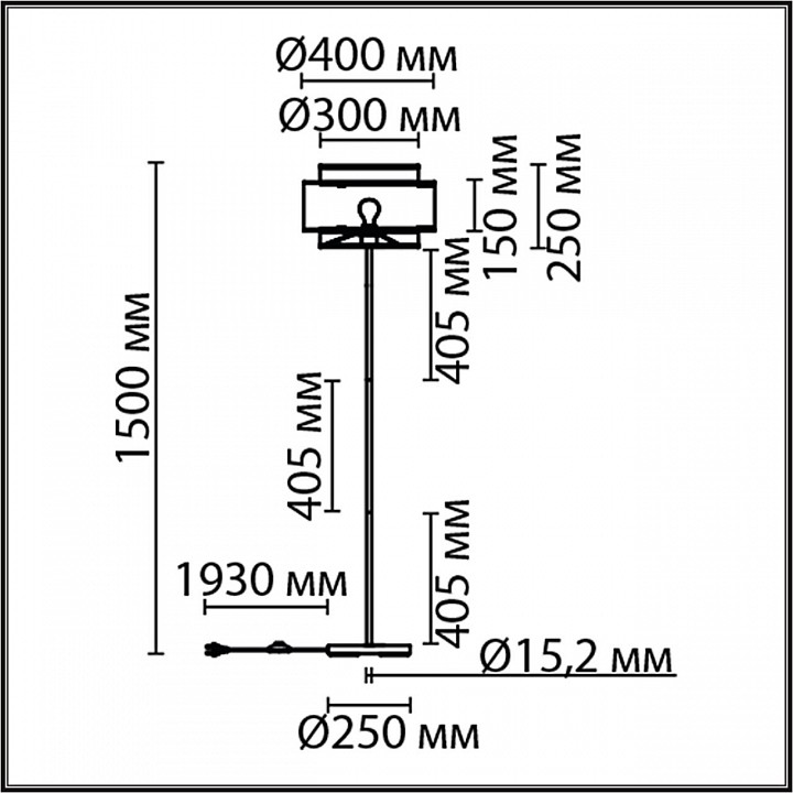 Торшер lumion launa 8043/1f
