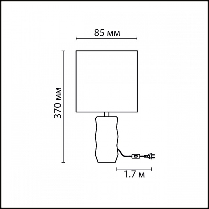 Настольная лампа декоративная lumion beina 8136/1т