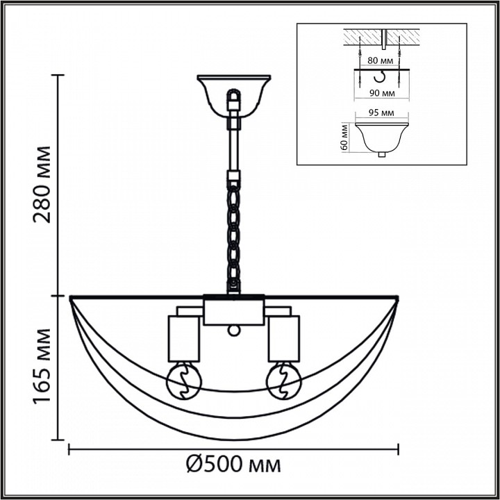 Подвесная люстра lumion neoclassi 8377/5