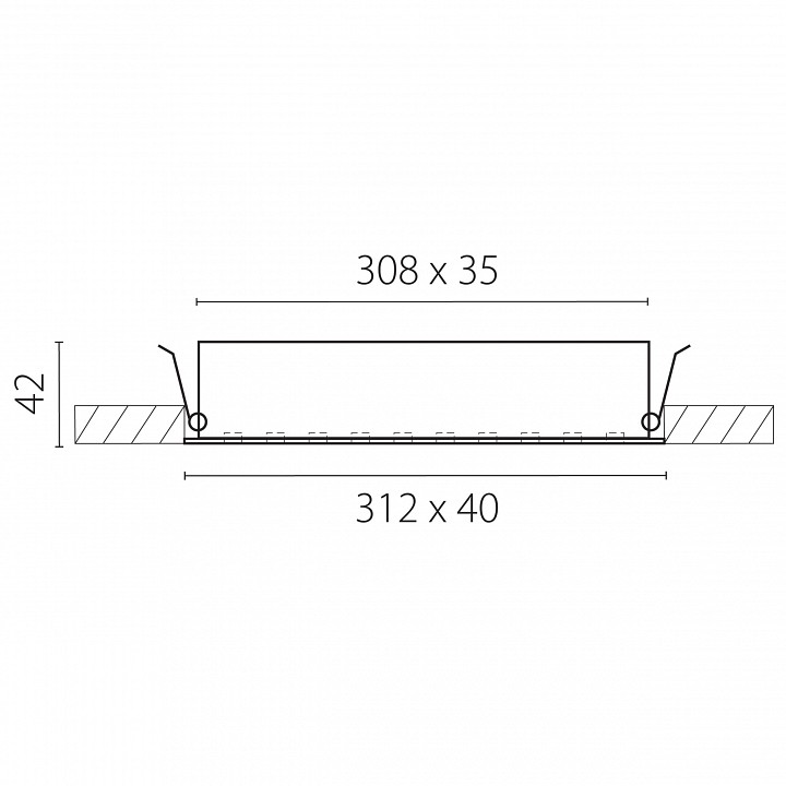 Встраиваемый светильник lightstar guarda 082346