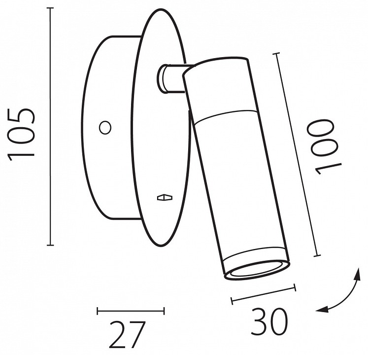 Бра lightstar omega 200636
