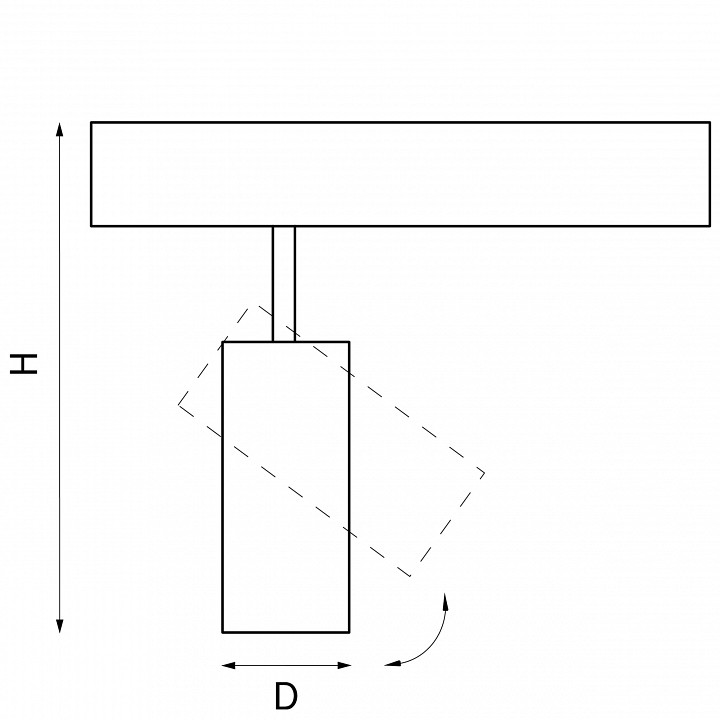 Светильник на штанге lightstar teta 205036