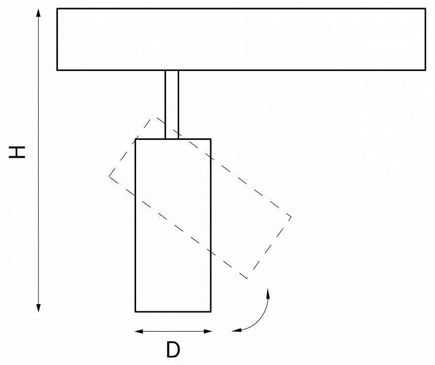 Светильник на штанге lightstar teta 205037