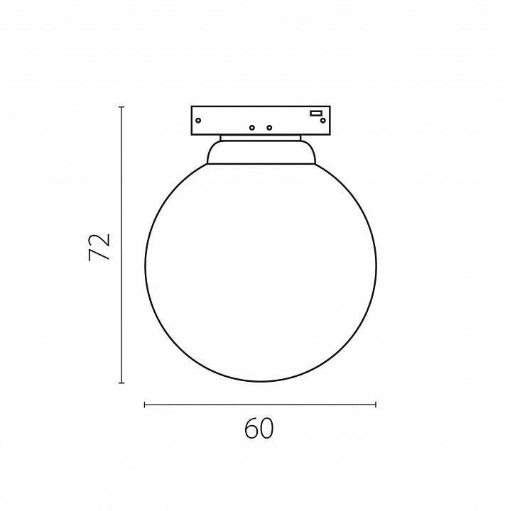 Накладной светильник lightstar linea 206647